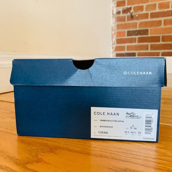 COPY - Cole Haan Men's Grand Evolution Wingtip SHRTW- Black Size 11.5 - Picture 3 of 16